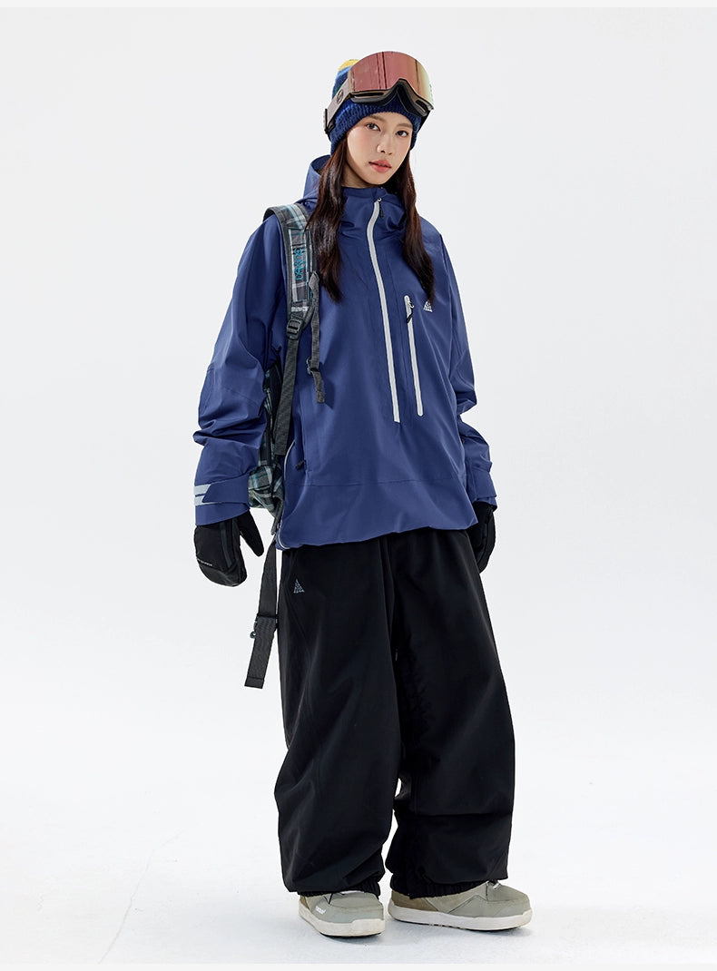 NANEND New P Cotton Loose Ski Suit Set Waterproof Warm Veneer Snow Suit Pants Set