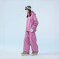 Watercolor Series 3L Insulated Ski Suit Set – Unisex (Spring Lotus Pink Jacket + Spring Lotus Pink Pants) - NANEND