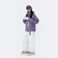 Black Warrior Reflective Trim Hard Shell Ski Suit Set – Unisex