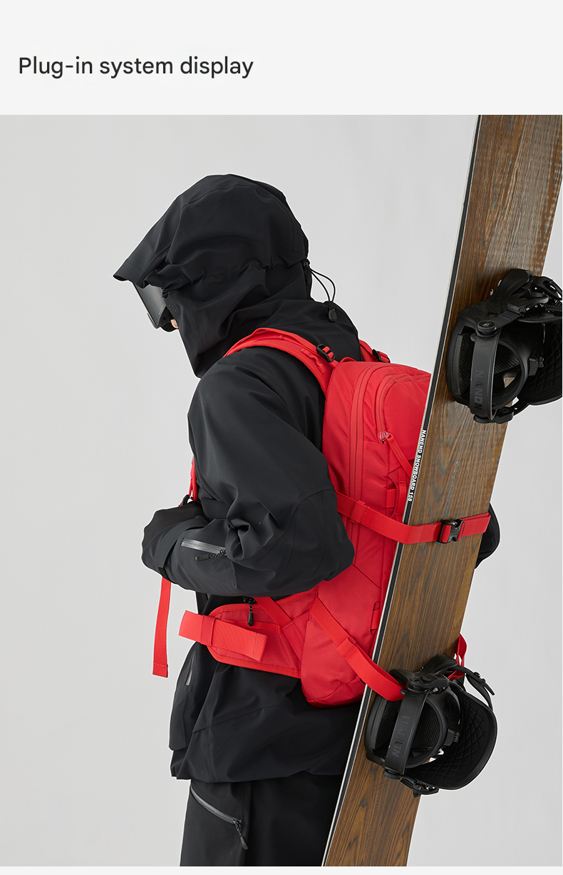 NANEND 25-year backcountry ski backpack & lightweight sports equipment 14L independent compartment