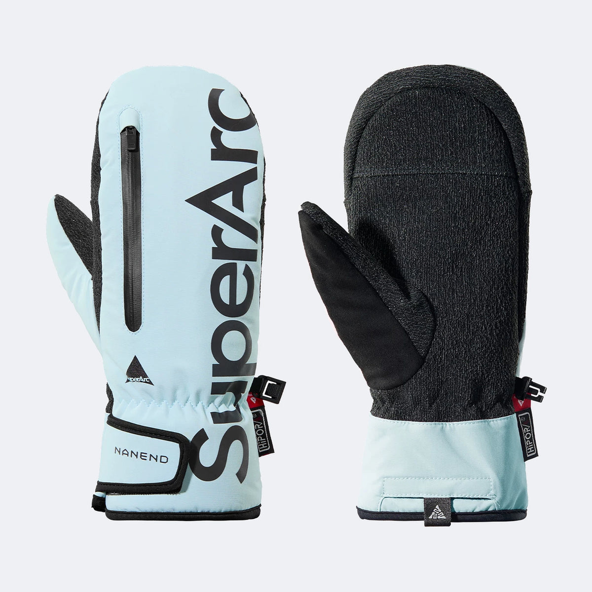 Skyline Series PrimaLoft® Kevlar® Waterproof Abrasion-Resistant Ski Gloves (Cream Blue) – NANEND