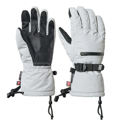 NANEND New Ski Gloves Professional Veneer Gold Standard P Cotton Five Fingers Thickened Waterproof and Warm NS5015