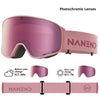 NANEND 25 New Small-Frame Color-Changing Flip-Top Anti-Fog Ski Goggles NG24MAX