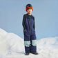 Waterproof Color-Block Kids' Ski Bibs – Unisex