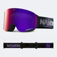 OTG Cylindrical breathable HD anti-fog flip-up ski goggles NG17 (Black Purple VLT 20%) – NANEND