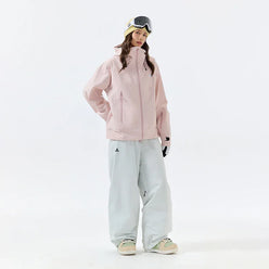 NANEND Colorful 3L Hardshell Waterproof and Abrasion-Resistant RECCO Snowsuit Set - Unisex