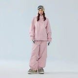 Skyline CORE 3L New Colorway Ski Suit Set – Unisex (Cloud Ice Pink Jacket + Cloud Ice Pink Pants) – NANEND