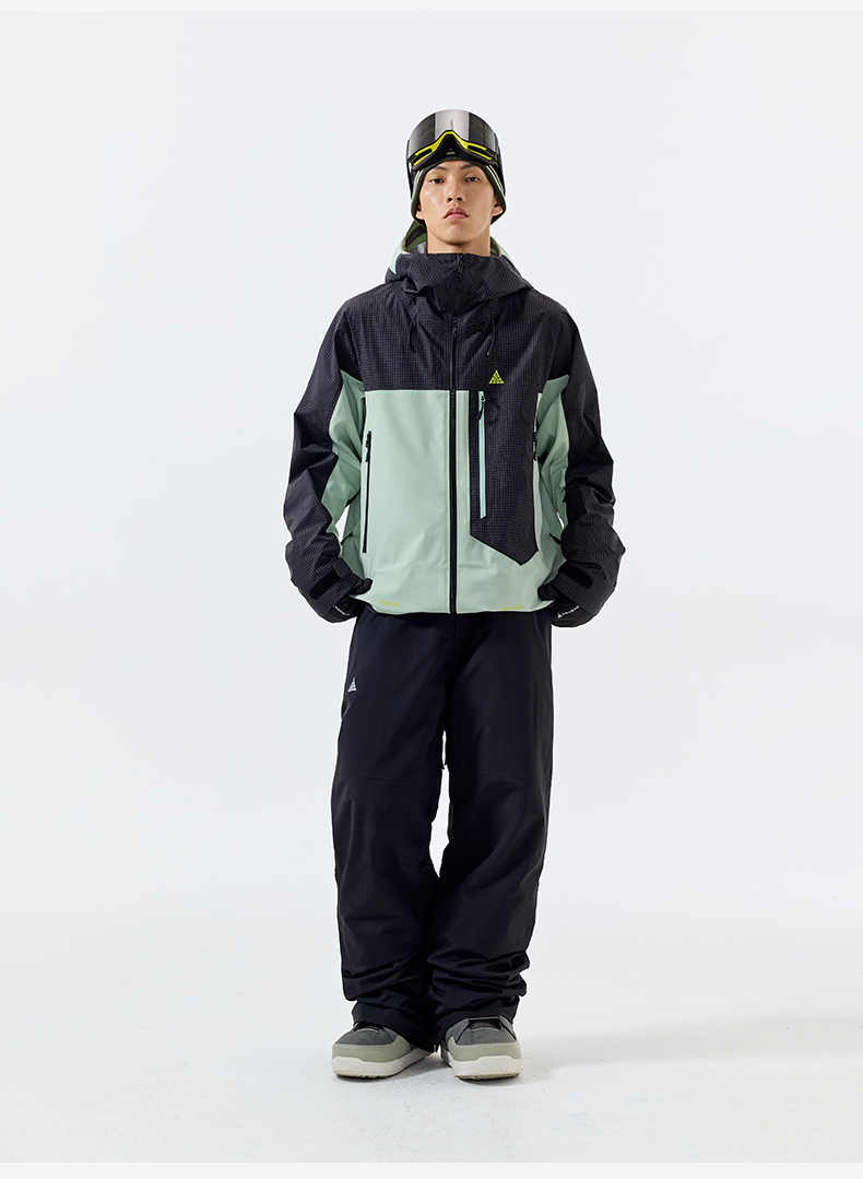 NANEND Skihose 2025 Style Plus P Baumwolle Warme Kälteschutzhose Professionelle wasserdichte Skihose Winter Herren und Damen