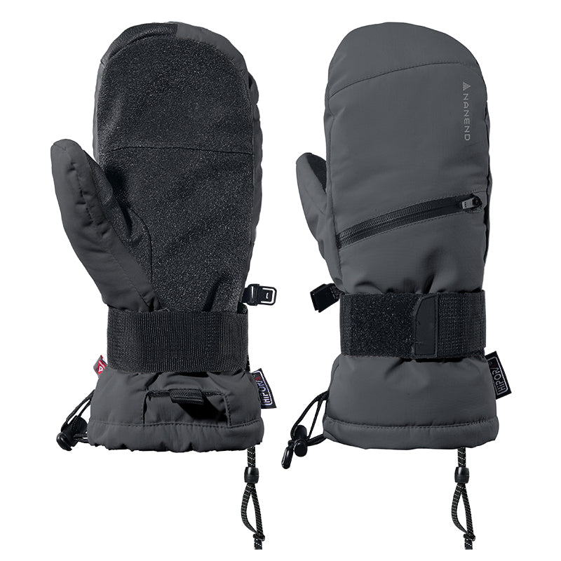 NANEND 25-year men's built-in guard single and double plate gold label P cotton Kevlar professional warm ski gloves