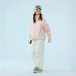 Watercolor Series 3L Insulated Ski Suit Set – Unisex (Spring Lotus Pink Jacket + Aurora White Pants) - NANEND