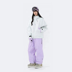 Black Warrior Reflective Trim Hard Shell Ski Suit Set – Unisex