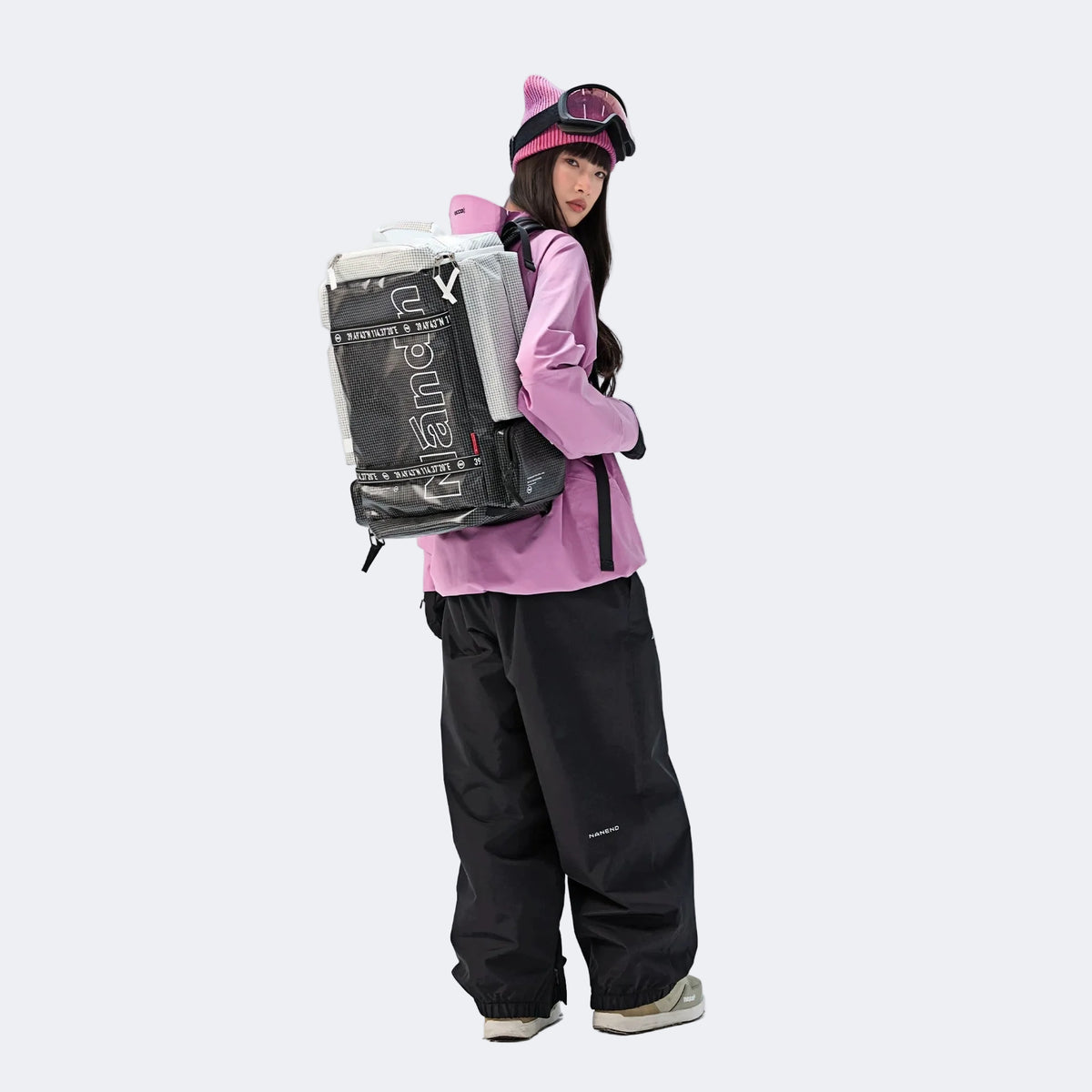 30L Multifunctional Ski Backpack with Wet/Dry Separation Compartment