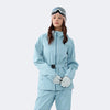 Butterfly Shadow Series Women's 3L Insulated Slim-Fit Ski Jacket (Frosty Ice Blue) - NANEND