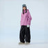 Watercolor Series 3L Insulated Ski Suit Set – Unisex (Frostvine Purple Jacket + Black Pants) – NANEND