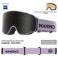 NANEND 25-year-old ZEISS framed flip-up double-layer anti-fog ski goggles NG24 PRO