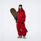 Skyline NOVA Insulated Snowboard Suit Set – Unisex (Cinnabar Red Jacket + Cinnabar Red Pants) - NANEND