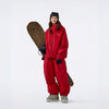 Skyline NOVA Insulated Snowboard Suit Set – Unisex (Cinnabar Red Jacket + Cinnabar Red Pants) – NANEND