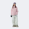 Skyline NOVA Insulated Snowboard Suit Set – Unisex (Cloud Ice Pink Jacket + Aurora White Pants) – NANEND