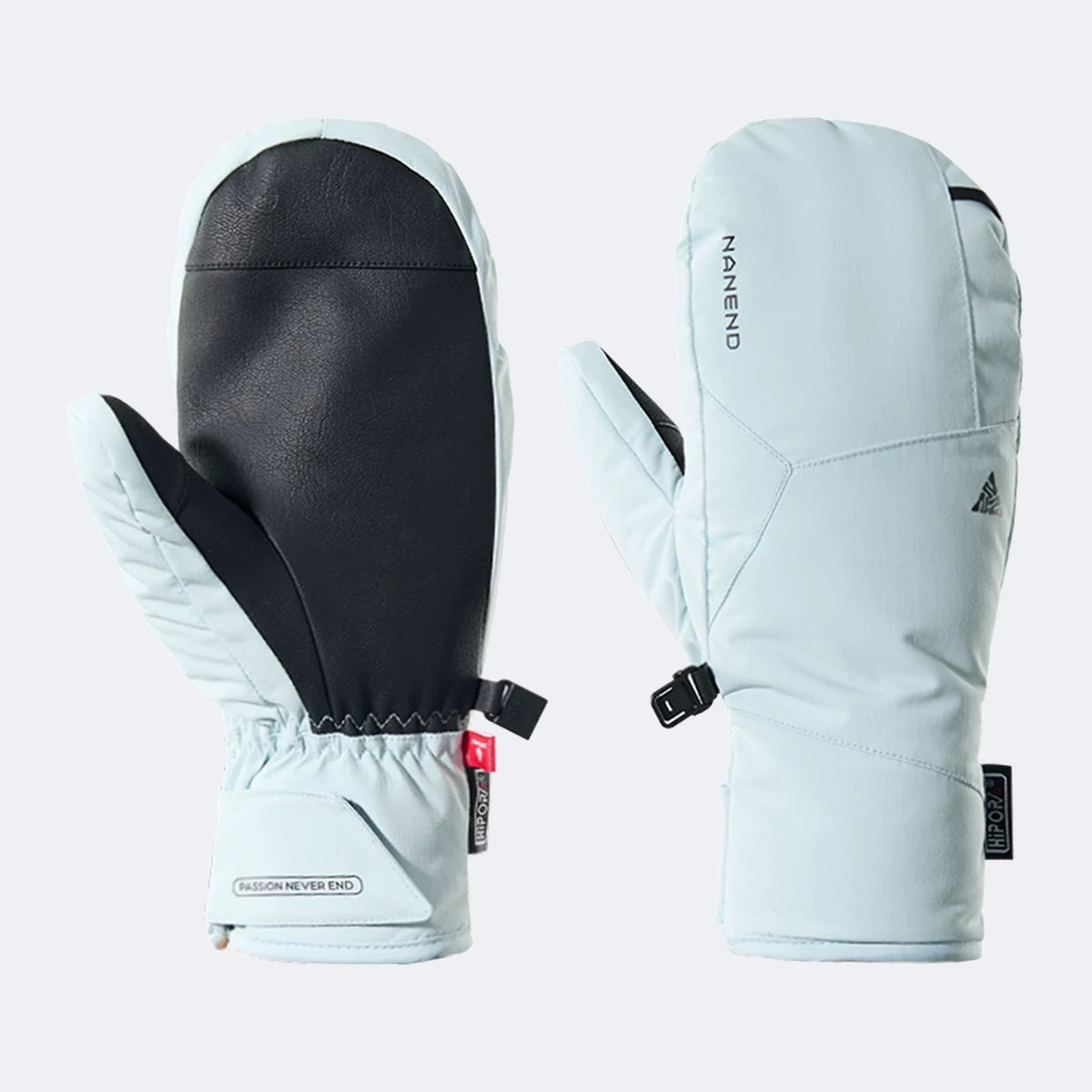 PrimaLoft® Professional Waterproof Ski Gloves (Cream Blue) – NANEND