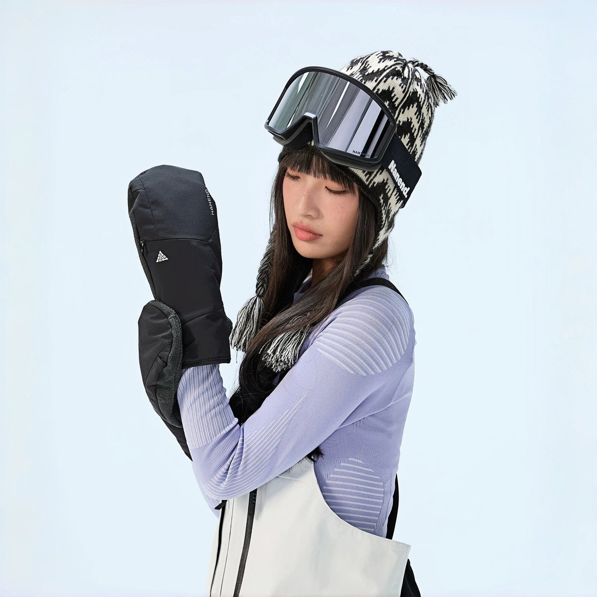 Kevlar® Professional Waterproof Abrasion-Resistant Ski Gloves (Black) - NANEND