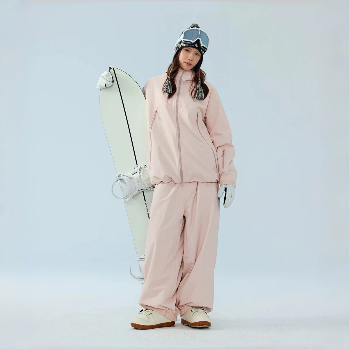 Watercolor Series 3L Insulated Ski Suit Set – Unisex (Spring Lotus Pink Jacket + Spring Lotus Pink Pants) - NANEND