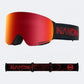 OTG Cylindrical breathable HD anti-fog flip-up ski goggles NG17 (Dark Crimson Red VLT 19%) – NANEND