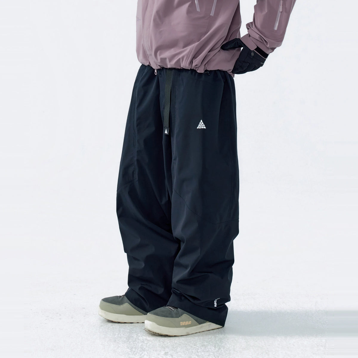 3L Hard Shell Park & Outdoor Ski Pants – Unisex (Black) – NANEND