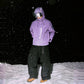 Black Warrior Reflective Trim Hard Shell Ski Suit Set – Unisex
