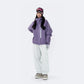 Black Warrior Reflective Trim Hard Shell Ski Suit Set – Unisex