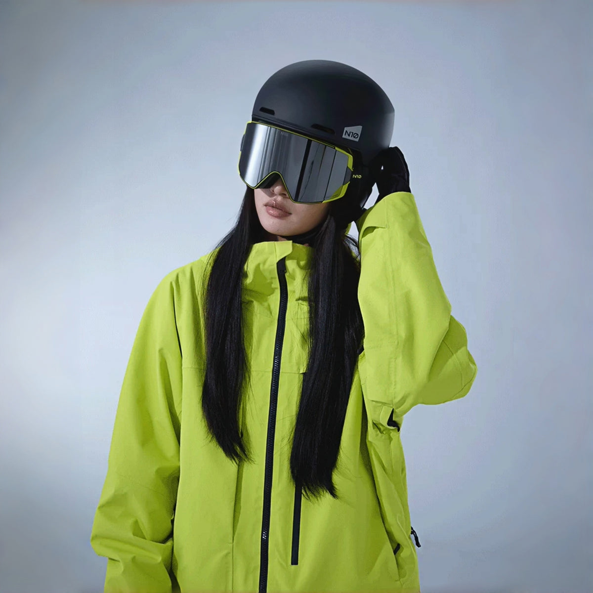 N10 SLIDE PRO Lightweight Mips Snow Helmet (Phantom Black) – NANEND