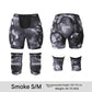 NANDN Pantaloncini sportivi per adulti regolabili Protezione per snowboard Protezioni per fianchi Pantaloncini da motocicletta Pattinaggio da sci Ginocchiere antiurto 