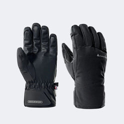 PrimaLoft Gold Waterproof Abrasion-Resistant Ski Gloves (Black) - NANEND