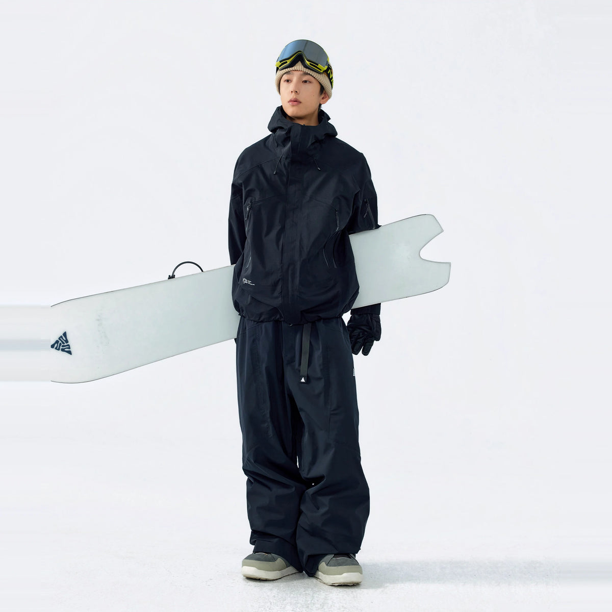 3L Hard Shell Park & Outdoor Ski Pants – Unisex (Black) – NANEND