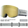 NANEND Zeiss dual-lens Wave magnetic design anti-fog and brightening ski goggles NG14pro