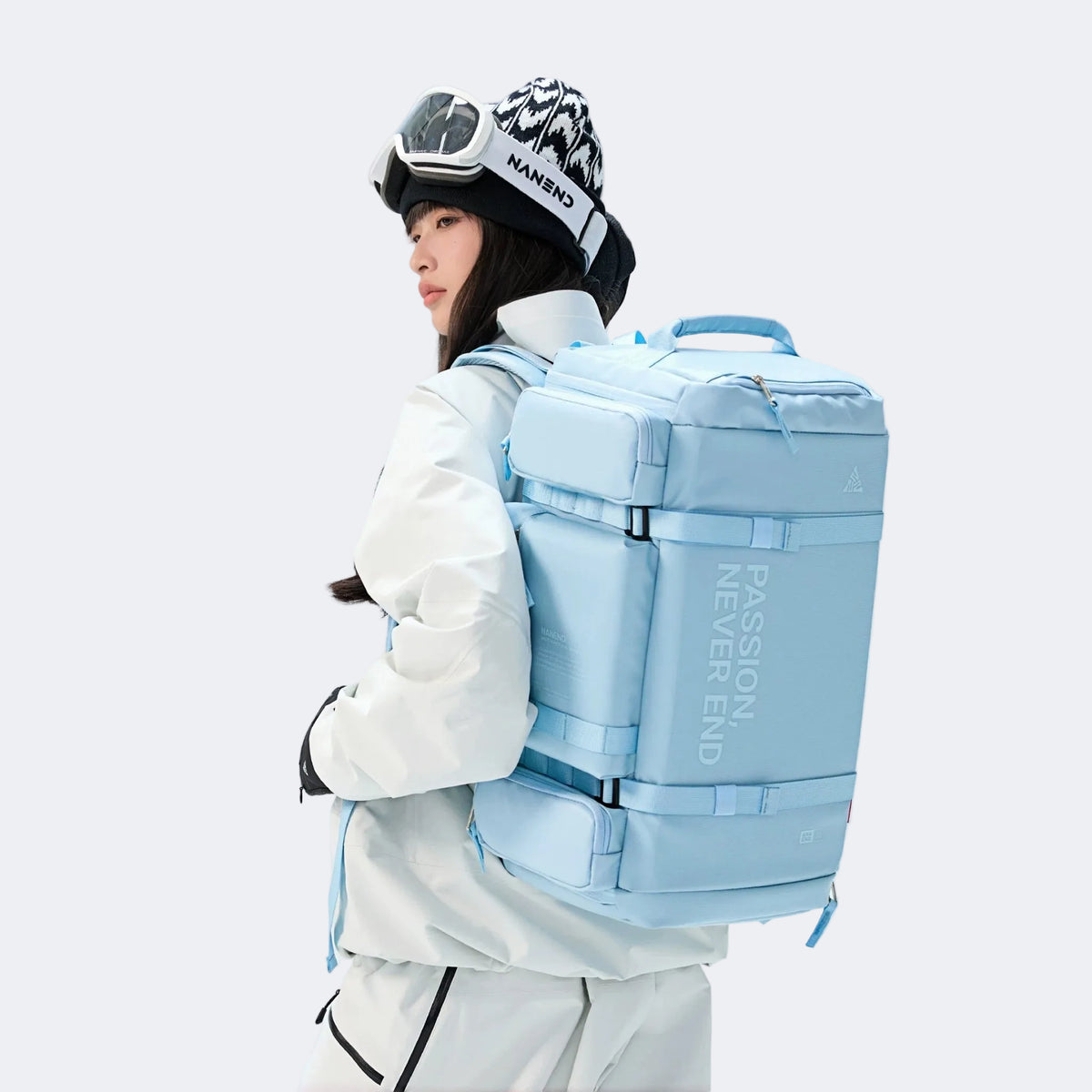 30L Multifunctional Ski Backpack with Wet/Dry Separation Compartment