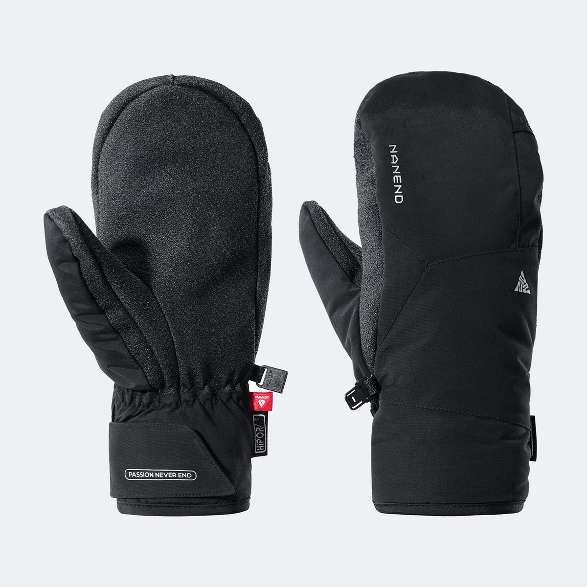 Kevlar® Professional Waterproof Abrasion-Resistant Ski Gloves (Black) – NANEND