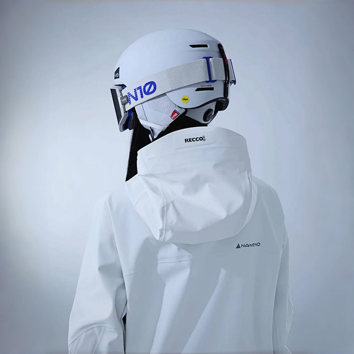 N10 SLIDE PRO Lightweight Mips Snow Helmet (Aurora White) – NANEND