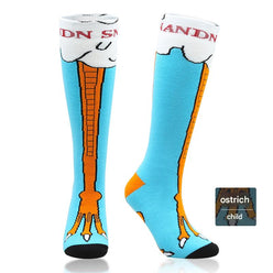 NANEND Children's warm, extra long and thick cartoon pattern cotton socks for outdoor sports