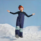 Waterproof Color-Block Kids' Ski Bibs – Unisex