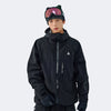3L Waterproof Ski Jacket with Insulation – Unisex (Black) – NANEND