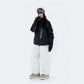Black Warrior Reflective Trim Hard Shell Ski Suit Set – Unisex