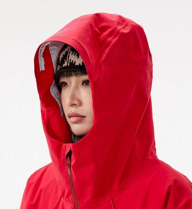 3D structured hood brim - NANEND Skyline NOVA snowboard suit set