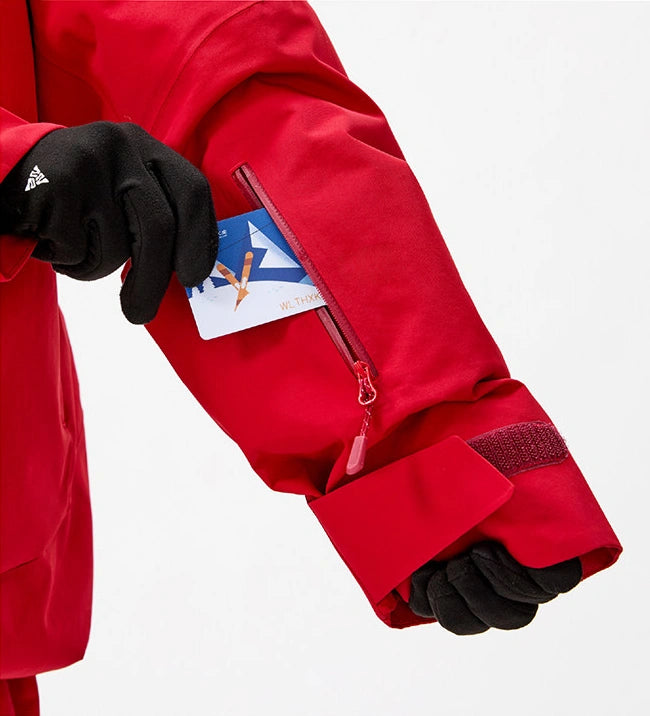 Ski pass pocket - NANEND Skyline NOVA snowboard suit set