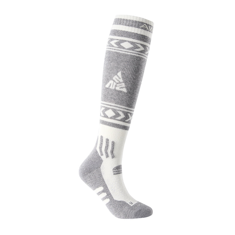 NANEND & AWEX Collaboration 25 Years of Merino Wool Insulated Professional Outdoor Ski Socks for Men and Women