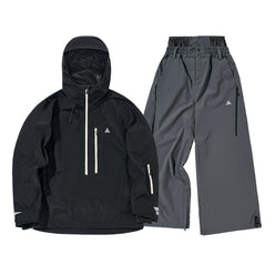 NANEND New P Cotton Loose Ski Suit Set Waterproof Warm Veneer Snow Suit Pants Set