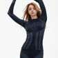 NANEND Ski Schnelltrocknende Kleidung Damen Kompressions-Thermounterwäsche Skikleidung Bottoming Outdoor Professional 
