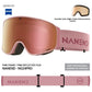 NANEND 25-year-old ZEISS framed flip-up double-layer anti-fog ski goggles NG24 PRO