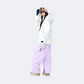 Rime – Professional Waterproof Ski Suit Set – Unisex (Peak White Jacket + Purple Pants) - NANEND