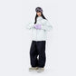 Black Warrior Reflective Trim Hard Shell Ski Suit Set – Unisex