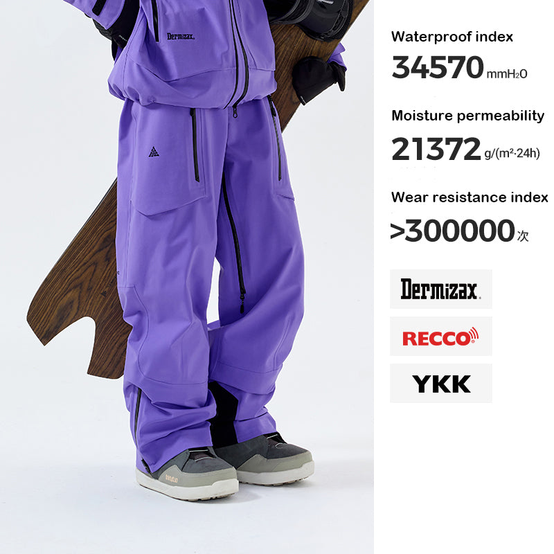 NANEND Skyline PRO 25 new men's and women's snowboard pants waterproof professional high-end mountain outdoor pants